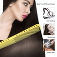 thumbnail image 2 of Graflsoa 4-Piece Professional Hair Styling Comb Set for Salon & Home Use - Pink, Purple, Yellow, Light Pink Options - Compact, Durable & Anti-Static Design, 2 of 6