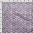 thumbnail image 4 of oneOone Viscose Jersey Purple Fabric Chevron Sewing Craft Projects Fabric Prints By Yard 60 Inch Wide, 4 of 4