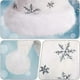 thumbnail image 3 of Christmas Hat for Adults, Plush Santa Hat for Men and Women, Warm and Thick Santa Claus Santa Hat with Rainbow Sequins Snowflake, 3 of 4