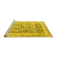 thumbnail image 2 of Ahgly Company Machine Washable Indoor Rectangle Persian Yellow Traditional Area Rugs, 7' x 10', 2 of 4