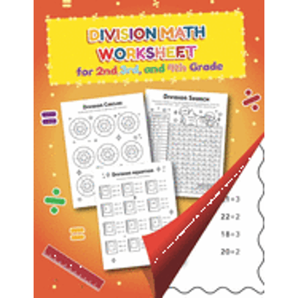 my first workbook of division practice workbook and activity sheets over 20 fun designs for boys and girls educational worksheets for 3rd and 4th grade paperback walmart com
