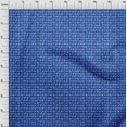 thumbnail image 4 of oneOone Silk Tabby Medium Blue Fabric Birds Rooster Sewing Craft Projects Fabric Prints By Yard 42 Inch Wide, 4 of 5