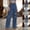 ZA-Blue- womens jeans, variant on Yourumao Ripped Jeans for Women Retro Straight Leg High Elastic Waisted Jeans Loose Fit Denim Pants Holidays Jeans with Pocket