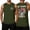 Army Green #85, variant on 250th Anniversary Usa Tank Tops for Men Sleeveless 250th Anniversary National Flag Print Vintage Shirts Crew Neck Red White and Blue Liberty T Shirts Freedom Tshirts Blue 5XL