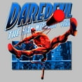 thumbnail image 2 of Womens Marvel: Daredevil Artistic Daredevil Comic Pose T Shirt, 2 of 4
