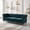 Green, variant on Contemporary 89 Inch Velvet Chesterfield Sofa, Luxury Upholstered Living Room Couch With Embroidery Accents, Stainless Steel Details And Pocket Spring Cushions Beige