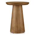 thumbnail image 1 of Bouclair Mango Wood Hourglass Side Table, 1 of 10