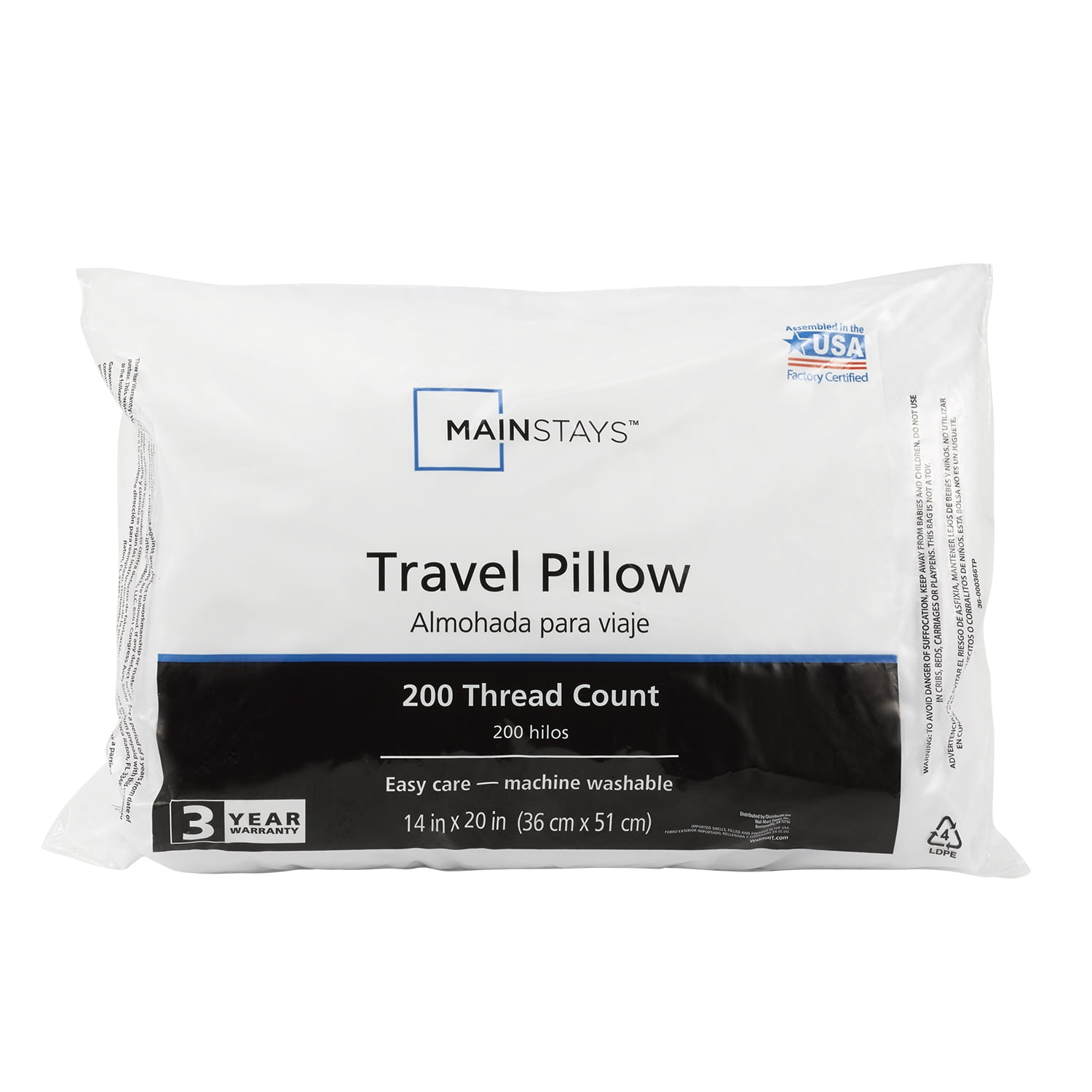 flight pillow walmart