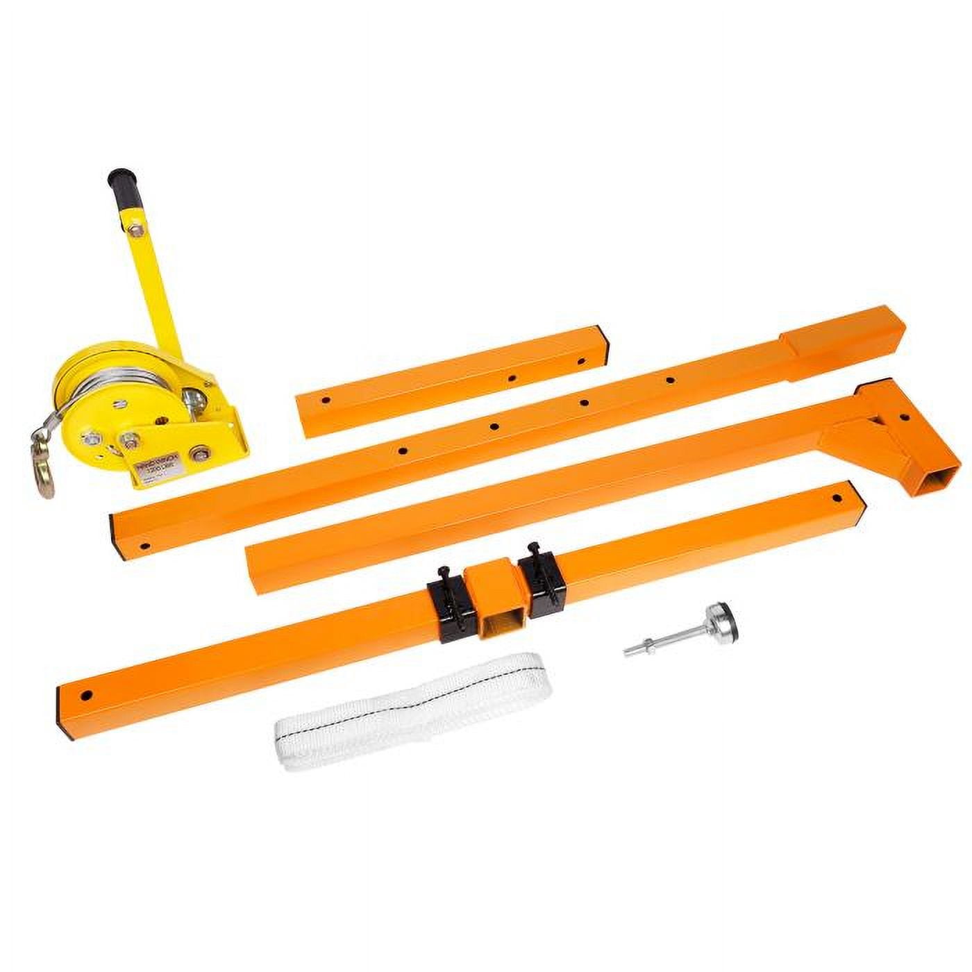 Air Conditioner Lifting Cranes, Stainless Steel, 400 LBS Load Capacity, High-Efficiency Install, Split Assembly, Air Conditioner Hoist, Home, Business, Apartment Complex