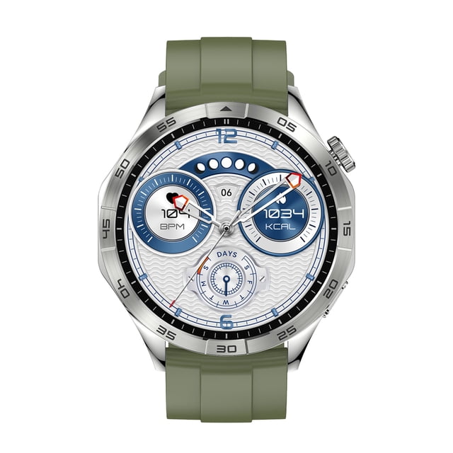 Reloj Inteligente con Texto Y Llamada Bluetooth Fitness Tracker, Ip68 Impermeable con Recordatorio de Ejercicio de Contador de Pasos, Carga Magnética de Pantalla Grande 340Mah, Incluye Dos Correas de