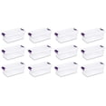thumbnail image 2 of Caja de almacenamiento Sterilite ClearView Latch de 6 litros, apilable, paquete de 12, 2 of 9