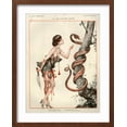 thumbnail image 2 of Art.com 1920s France La Vie Parisienne Magazine Plate - La Revanche D'Eve Giclee Print, Brown Frame Wall Art, 17" x 21", 2 of 5
