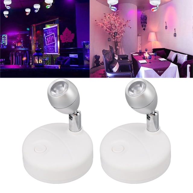 Light Indoor Spotlight With Remote Control 13 Colors Rotatable Battery Operated Accent Lights For Display Painting Artwork