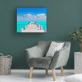 thumbnail image 4 of Trademark Fine Art Turks Pier by Preston, Wood Slats 18x22, Multi-Color, 4 of 8