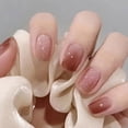 thumbnail image 4 of Parche de uñas corto desmontable, con kit de pegamento de gelatina, también se puede usar pegamento, hecho de ABS, 4 of 5