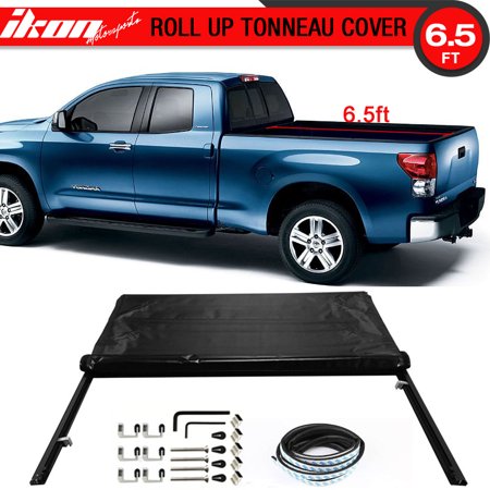 Compatible with 07-13 TOYOTA TUNDRA 6.5ft / 78in Bed Lock Soft Roll Up Tonneau