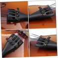 thumbnail image 4 of HUGFEGWE 2pcs Violin Accessories Tailpiece for 3/4 Violin Tailpiece with Fine Tuner Violin Fiddle Tailpiece Violin Tailpiece Violin Part Tailpiece for Violin Instrument Accessory CJB91-8685, 4 of 9