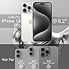 thumbnail image 2 of JETech Soft Clear Case for iPhone 16 Pro 6.3-Inch, Camera Lens Full Protection, Compatible with MagSafe Wireless Charging, Shockproof Electroplated TPU Phone Cover (Silver), 2 of 6