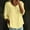 White, variant on Qulqfy Loose Fit Blouses for Women Solid 3/4 Length Sleeve Casual V-Neck Loose Fit Fall Flowy Pleat Work Womens Spring Tops Pink L