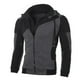 thumbnail image 1 of Chaqueta casual de suéter de chaqueta de empalme a juego de color de moda de otoño para hombre Pompotops oipoqjl10176, 1 of 4