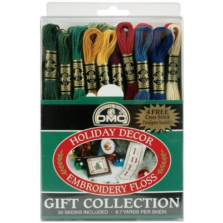 UPC: 0077540382453 | DMC Embroidery Floss Pack 8.7yd  Holiday Decor 30/Pkg