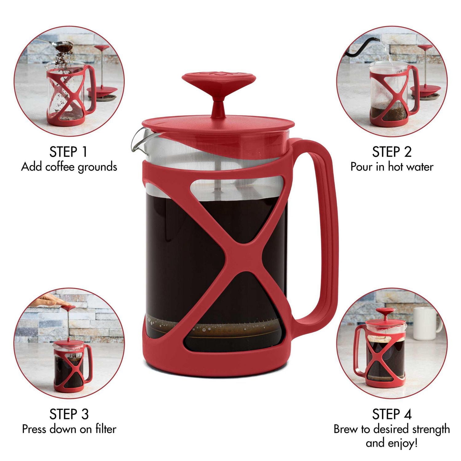 Primula Tempo Cafetière à Piston