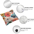 thumbnail image 6 of nygtbtfer Square Throw Pillow Covers Cute and Pillow Cases Decorative for Home Bedroom Sofa Seamless Pattern Painting Pillowcases Standard White, 6 of 7