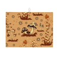 thumbnail image 1 of Balery Brown Mushrooms Alfombrilla de Secado para Cocina, 18x24 Pulgadas, Súper Absorbente para Platos y Encimeras, 1 of 7