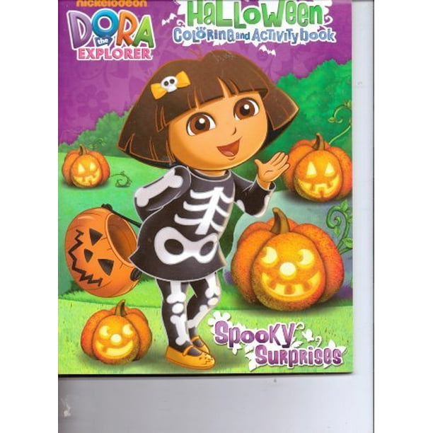 Halloween Coloring and Activity Book (Dora the Explorer) - Walmart.com ...
