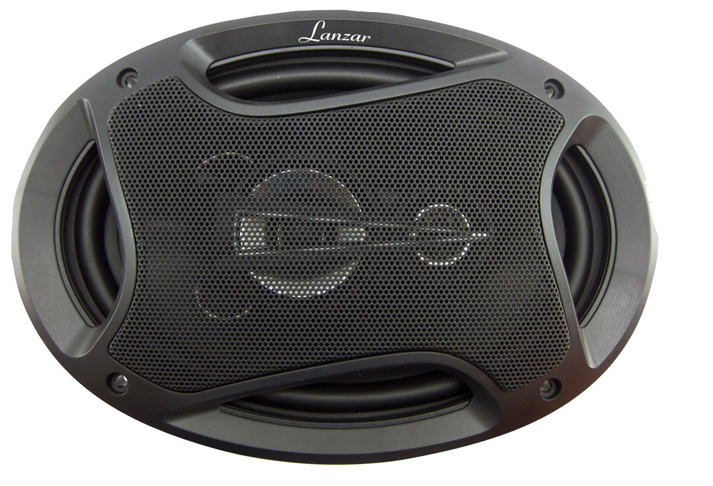 LANZAR MX693 - 6" x 9" 600 Watts 3 Way Triaxial Speakers - image 2 of 2