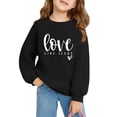 thumbnail image 3 of Sweat à Capuche Imprimé pour Bébé, Fête de la Saint-Valentin, Col Rond, Manches Longues, Mode et Mignon pour Garçons et Filles, 3 of 7