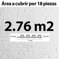 thumbnail image 2 of Lambrín Decorativo Marmol Wpc 18 Piezas 0.96mts X 17 Cm, 2 of 4