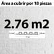 thumbnail image 2 of Lambrín Decorativo Marmol Wpc 18 Piezas 0.96mts X 17 Cm, 2 of 4