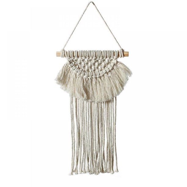 Handmade Woven Macrame Wall Hanging Tapestry Wedding Wall Decoration Backdrop Wall Home Living Room Home Decor Art Walmart Com Walmart Com