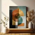 thumbnail image 6 of UXIEQU Abstract Geometric Circles Squares Canvas Wall Art 15.75x11.81 Inches, 6 of 8
