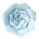thumbnail image 2 of Accesorio de cumpleaños de fondo de decoración de pared de flores de papel hecho de 11,8 pulgadas Azul claro, 2 of 6