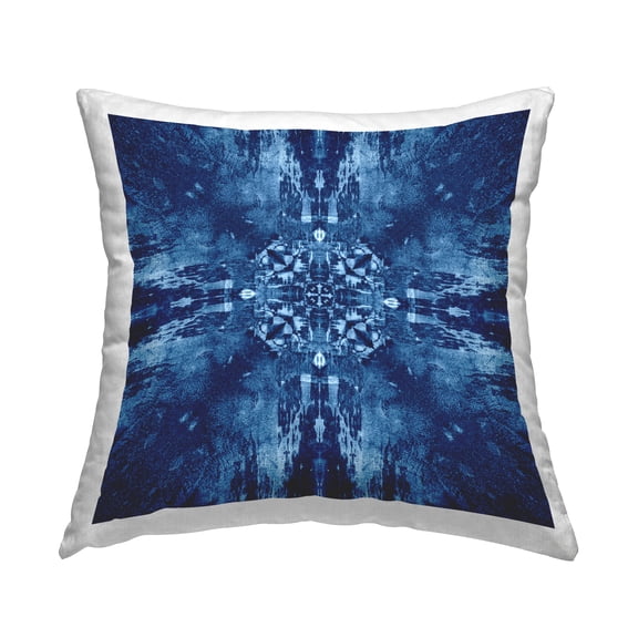 Stupell Industries Mosaic Tie Dye Motif Decorative Printed Throw Pillow Design by El Perkin.