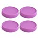 thumbnail image 1 of Tapas para tarros Mason de boca ancha de 86 mm, reutilizables, a prueba de fugas, aptas para lavavajillas, de grado alimenticio, con sellado superior, 4 unidades, 1 of 8