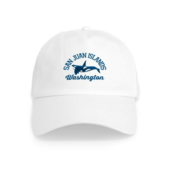 CafePress - San Juan Islands. Cap - Adjustable 100% Brushed Unisex Casual Cotton Baseball Cap, Beige, 1