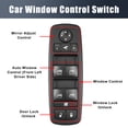 thumbnail image 3 of Interruptor de ventana eléctrica Unique Bargains lado del conductor delantero izquierdo para Jeep Cherokee 2014-2017, 3 of 7