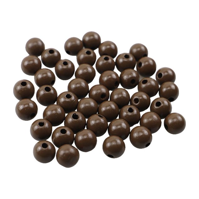Monstrate Juego de abalorios de de 100 piezas, dije perforado, pequeñas bolas redondas, pulido, ligero, cuentas sueltas, , costura Kits de decoración para fiestas