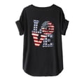 thumbnail image 6 of Icvfdpl 2024 Summer T Shirts For Womens New Side Slit Loose Pullover Short Sleeve Tee Shirt Soft Comforable Outfits For Women, 6 of 7