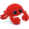 DolliBu Plush Crab Stuffed Animal - Soft Huggable Big Eyes Red Crab, Adorable Marine Life Playtime Crab Plush Toy, Cute Sea Life Cuddle Gift, Soft Plush Doll Animal Toy for Kids & Adults - 6 Inch