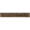 thumbnail image 1 of Cappuccino Plank Sign - Love, Laughter, and Friends 36'x5.5', 1 of 1