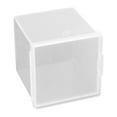 thumbnail image 5 of ZOENHOU 72 Pieces Plastic Storage Containers, Plastic Square Display Boxes with Lid, Clear Square Display Boxes for Beads, Buttons, Candies, 2.2 x 2.2 x 2.3 Inch, 5 of 6