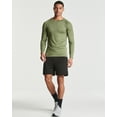thumbnail image 5 of 4 Pack: Men's Compression Top Long Sleeve Shirt Base Layer Active Athletic Sports T-Shirts, 5 of 6