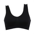 thumbnail image 1 of Women Sport Bras Solid Color Seamless Comfortable Breathable Tank Top Underwear for Fitness Yoga S-3XL, 1 of 7
