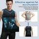 thumbnail image 3 of Men's Workout Compression Shirt Breathable Quick-Dry Slimming Undershirt Sleeveless Muscle Tee for Running & Gym, 3 of 5