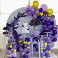 thumbnail image 5 of Beyondtrade 107pcs Metallic purple Gold Balloons Garland Arch Kit for Decoration Baby Shower Birthday Party Wedding backdrop, 5 of 7