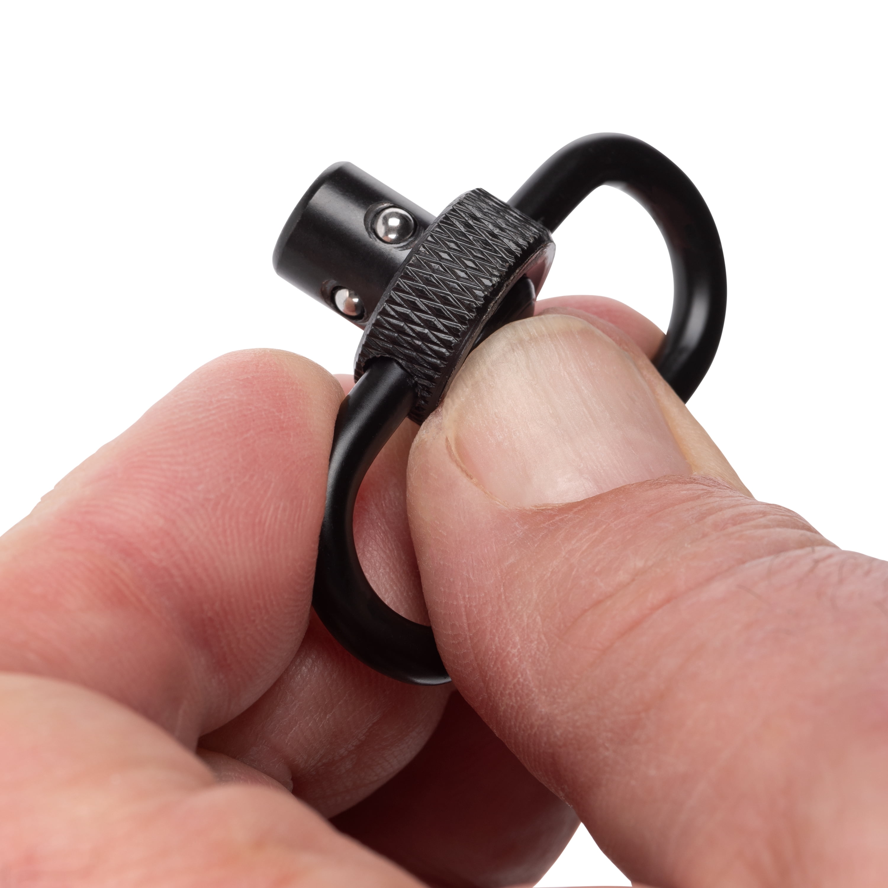 Allen Company QD Sling Swivel, 1.25 Inch, Push Button Quick Detach